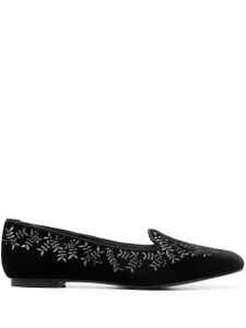 10 CORSO COMO x Castañer Hojas chaussons en velours - Noir