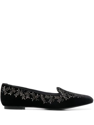 10 CORSO COMO x Castañer Hojas chaussons en velours - Noir