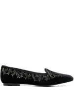 10 CORSO COMO x Castañer Hojas chaussons en velours - Noir 10 CORSO COMO x Castañer Hojas chaussons en velours - Noir