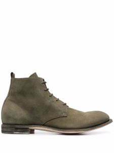 Officine Creative bottes Durga 002 en daim - Vert