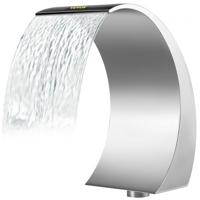 VEVOR Waterval Fontein waterval douche waterval douche met gebogen roestvrijstalen element watergolf voor zwembad