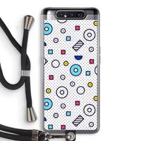 8-bit N°9: Samsung Galaxy A80 Transparant Hoesje met koord