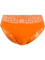 Versace slip de bain Greca Border - Orange