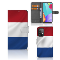 Samsung Galaxy A52 Bookstyle Case Nederlandse Vlag - thumbnail