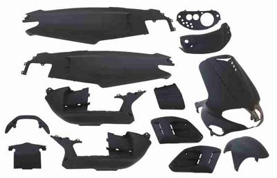 Plaatset 15-delig Edge voor Gilera Runner tot bouwjaar 08-2005 - mat zwart