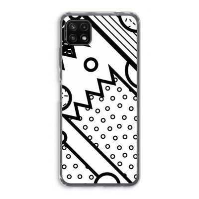 Pop Art #4: Samsung Galaxy A22 5G Transparant Hoesje