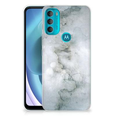 Smartphone hoesje Motorola Moto G71 5G Painting Grey
