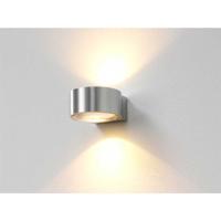 Artdelight Buitenlamp up/downHudson 11cm - RVS - WL HUDSON ALU
