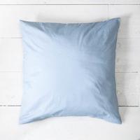 2 PACK: Sierkussenslopen Luxe Katoen Lichtblauw Effen 50x50 Cm Ademend Presence - Dekbed-Discounter.nl