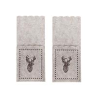 Svenska Living Bestekzakje rendier vilt set a 2 23x10cm