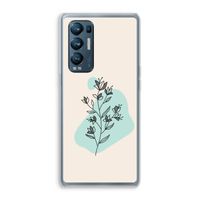 Violets are blue: Oppo Find X3 Neo Transparant Hoesje