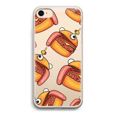 Hamburger: iPhone 7 Transparant Hoesje