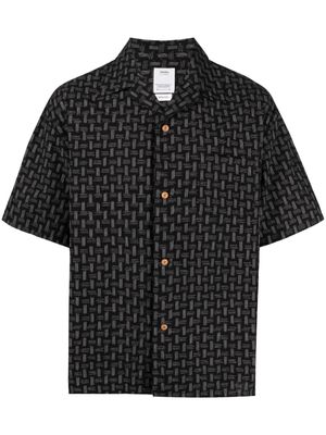 visvim chemise imprimée à manches courtes - Noir