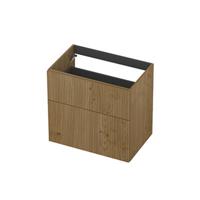 INK - Onderkast 2L A-sym Fin. Gefr. Tbv Greep - 700x450x650 Mm - Natur