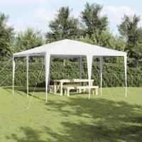 Partytent Wit 400 x 400 x 266 cm Polyethyleen en Staal