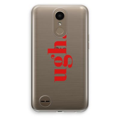Ugh: LG K10 (2017) Transparant Hoesje
