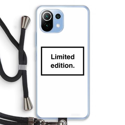 Limited edition: Xiaomi Mi 11 Lite Transparant Hoesje met koord