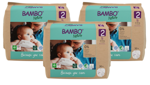 Bambo Nature Maat 2 Luiers S - Multiverpakking