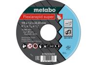 Metabo Accessoires Doorslijpschijf Ø 115x1,2x22,23 Inox, TF41 Flexiarapid Super - 616233000
