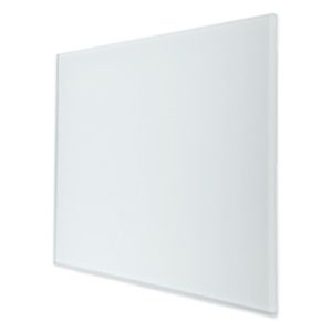 Ventilatierooster Design BWS Ventilatie Vierkant 10 cm Vlak Glas Mat Wit Aqua Splash