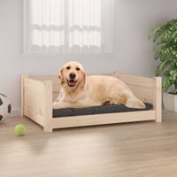 Hondenmand 75,5x55,5x28 cm massief grenenhout - thumbnail