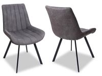 Set van 4 stoelen VINNY vintage grijs - thumbnail