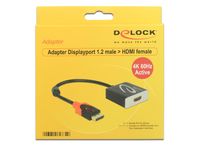 Delock 62734 Adapter DisplayPort 1.2 male > HDMI female 4K 60 Hz Actief - thumbnail