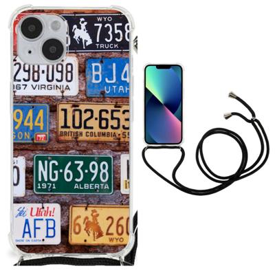 iPhone 14 Plus Anti-shock Hoesje met foto Kentekenplaten