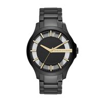 Armani Exchange horlogeband AX2192 Roestvrij staal (RVS) Zwart 22mm - thumbnail