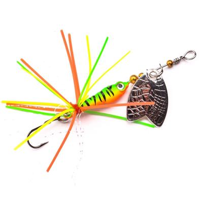 SPRO Larva Mayfly Micro Spinner Firetiger Single Hook