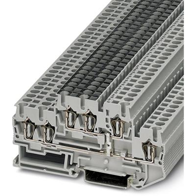 Phoenix Contact STTB 2,5-TWIN-PV 3038545 Doorgangsserieklem Aantal polen: 6 0.08 mm² 2.5 mm² Grijs 50 stuk(s)