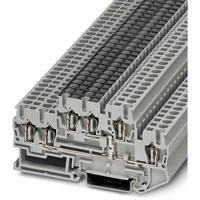 Phoenix Contact STTB 2,5-TWIN-PV 3038545 Doorgangsserieklem Aantal polen: 6 0.08 mm² 2.5 mm² Grijs 50 stuk(s)
