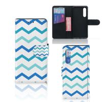 Xiaomi Mi 9 SE | Telefoon Hoesje | Zigzag Blauw