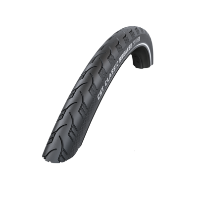 Cst Buitenband breaker (1 mm anti-lek) kleur zwart met zijreflectie maat: 28x1.50 etrto 40-622