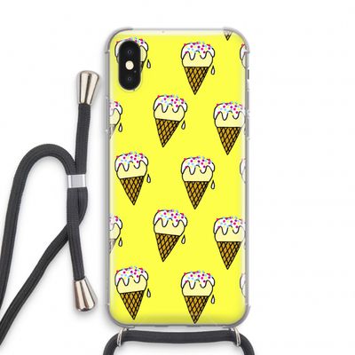 Isjes: iPhone X Transparant Hoesje met koord