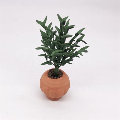 1:12 Mini huis speelgoed simulatie groene Potted plant (groen)