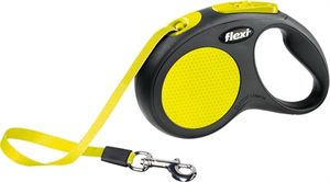 Flexi rollijn new neon tape zwart / geel