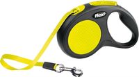 Flexi rollijn new neon tape zwart / geel - thumbnail