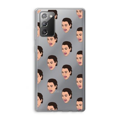 Ugly Cry Call: Samsung Galaxy Note 20 / Note 20 5G Transparant Hoesje