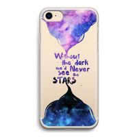 Stars quote: iPhone 7 Transparant Hoesje