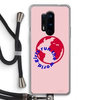 Run The World: OnePlus 8 Pro Transparant Hoesje met koord