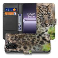 Baby Luipaard Design Hoesje Voor OnePlus Nord CE 5 Smartphone | Book Case & Portemonnee Hoesje
