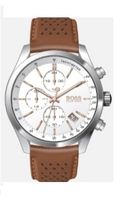 Horlogeband Hugo Boss HB-297-1-14-2955 / 659302763 / HB1513475 Leder Cognac 22mm - thumbnail