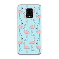 Anything Flamingoes: Xiaomi Redmi Note 9 Pro Transparant Hoesje
