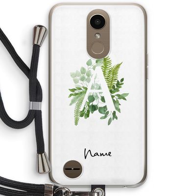 Green Brush: LG K10 (2017) Transparant Hoesje met koord