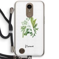 Green Brush: LG K10 (2017) Transparant Hoesje met koord