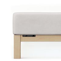 Schlafgut Schlafgut Soft Contact Jersey Flanel Hoeslaken L - 140x200 - 160x200 511 Grey Light