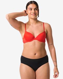 HEMA Voorgevormde Push-up Bh Met Beugel Rood (rood)