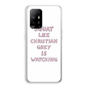 Christian Grey: Oppo A94 5G Transparant Hoesje