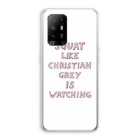 Christian Grey: Oppo A94 5G Transparant Hoesje